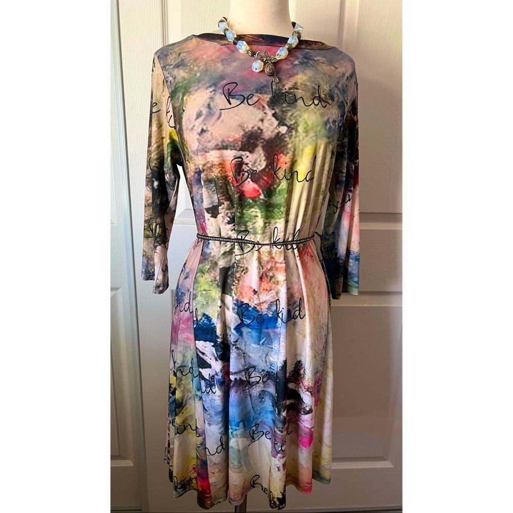 “Be Kind” Artsy Dress